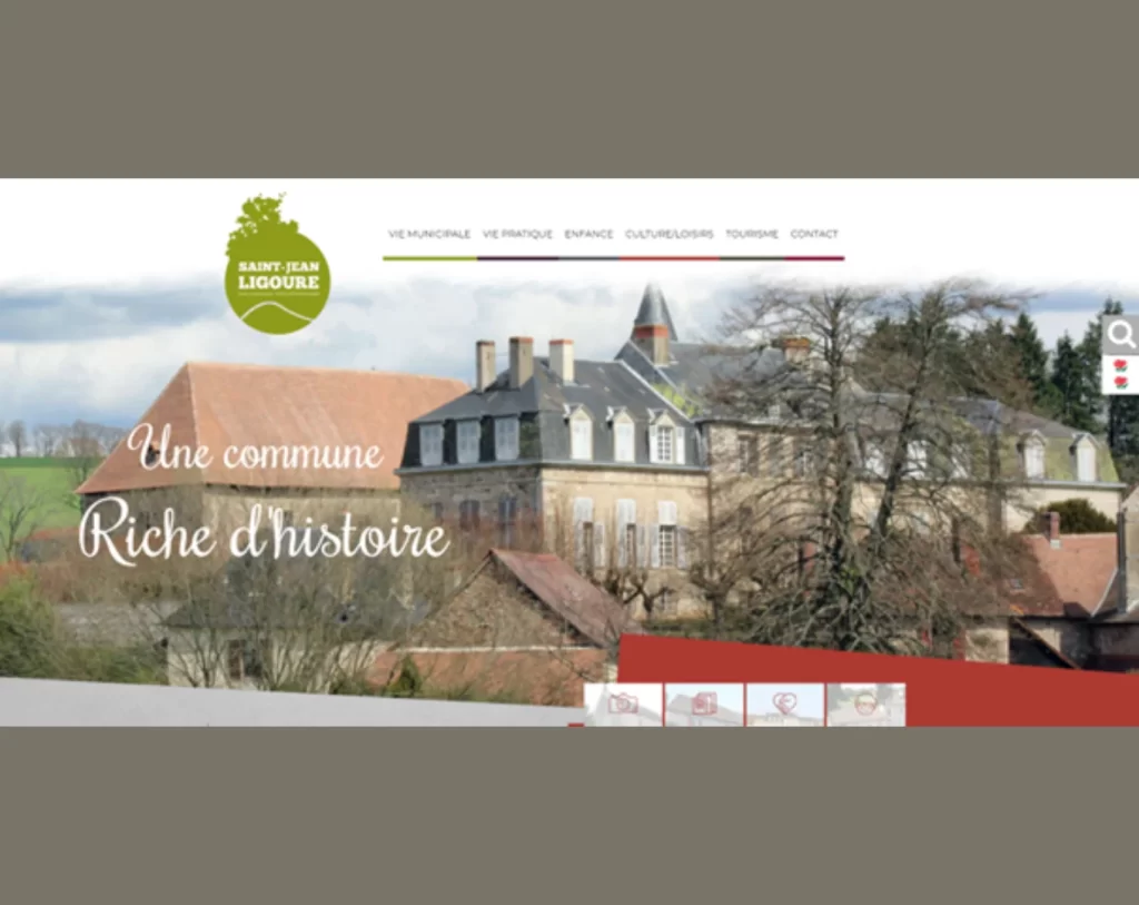Création de sites internet Mairie de Saint Jean Ligoure